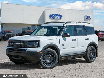 NEW 2026 Ford Bronco Sport Big Bend - Oxford White Exterior - $41,293 - Stock #D60735 - VIN 3FMCR9BN2TRE95995