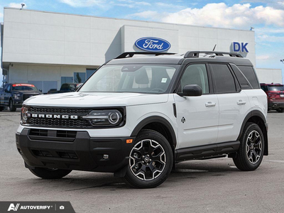 NEW 2026 Ford Bronco Sport Outer Banks - Oxford White Exterior - $40,391 - Stock #D60784 - VIN 3FMCR9CN7TRF12725