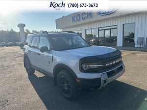 NEW 2026 Ford Bronco Sport Badlands - Space White Metallic Exterior - $47,720 - Stock #A26257 - VIN 3FMCR9DA8TRE86406