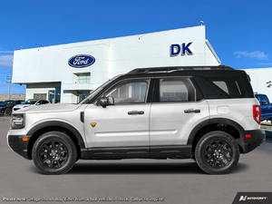 NEW 2026 Ford Bronco Sport Badlands - Space White Metallic Exterior - $48,029 - Stock #D60810 - VIN 3FMCR9DA9TRF11491