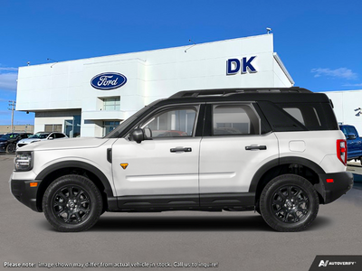 NEW 2026 Ford Bronco Sport Badlands - Oxford White Exterior - $52,569 - Stock #D60807 - VIN 3FMCR9DA8TRF31909
