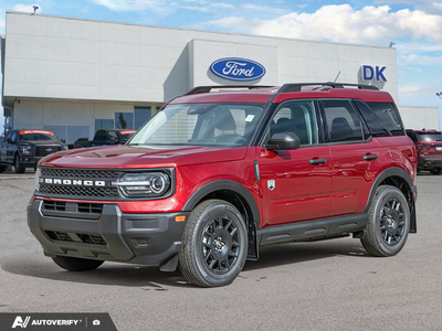 NEW 2026 Ford Bronco Sport Big Bend - Ruby Red Metallic Tinted Clearcoat Exterior - $42,709 - Stock #D60804 - VIN 3FMCR9BN3TRF11878