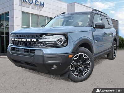 NEW 2026 Ford Bronco Sport Outer Banks - Azure Grey Metallic Tri-coat Exterior - $48,549 - Stock #E61022 - VIN 3FMCR9CN1TRF11750