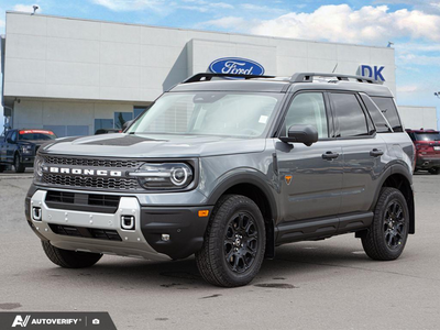 NEW 2026 Ford Bronco Sport Badlands - Carbonized Grey Metallic Exterior - $47,779 - Stock #D60817 - VIN 3FMCR9DA2TRF11557