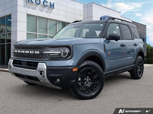 USED 2026 Ford Bronco Sport Badlands - Azure Grey Metallic Tri-coat Exterior - $54,785 - Stock #EP4789 - VIN 3FMCR9DA1TRE24720