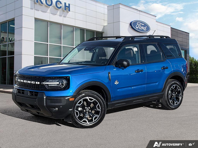 USED 2026 Ford Bronco Sport Outer Banks - Velocity Blue Metallic Exterior - $49,285 - Stock #EP4800 - VIN 3FMCR9CN9TRE24677