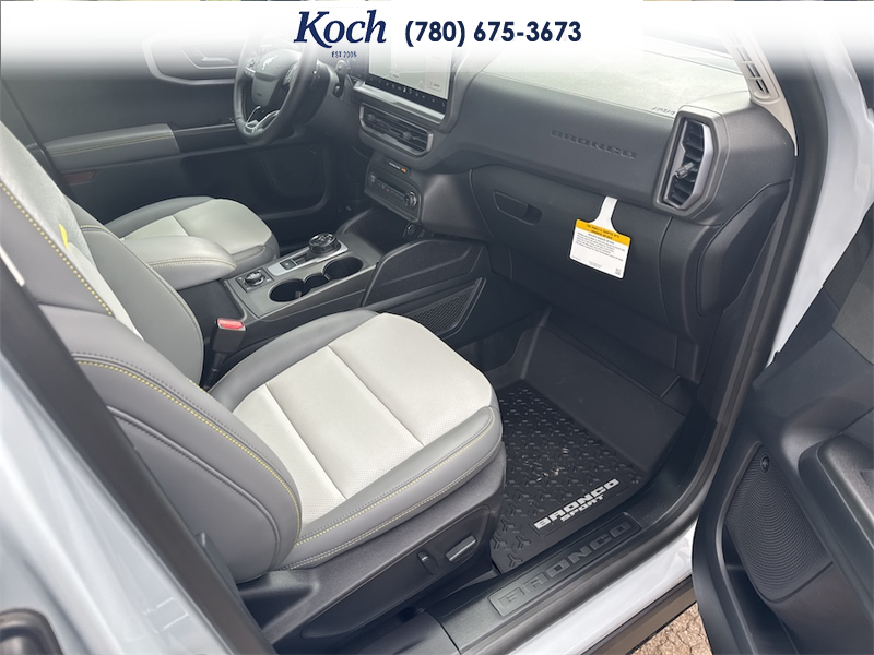 NEW 2026 Ford Bronco Sport Badlands - Crystal White Tricoat Exterior / DARK SPACE GREY LEATHER Interior - $55,400 - Stock #A26055 - VIN 3FMCR9DAXTRE09973 - Photo 21