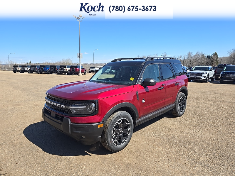 NEW 2026 Ford Bronco Sport Outer Banks - Ruby Red Tri-coat Metallic Exterior / EBONY BROWN VINYL Interior - $43,040 - Stock #A26145 - VIN 3FMCR9CN2TRE36671 - Photo 21