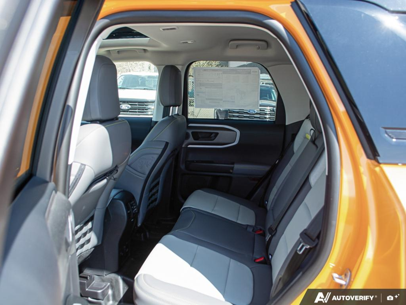 NEW 2026 Ford Bronco Sport Badlands - Orange Fury Metallic Tri-coat Exterior / DARK SPACE GREY LEATHER Interior - $51,954 - Stock #E60241 - VIN 3FMCR9DA8TRE10054 - Photo 25