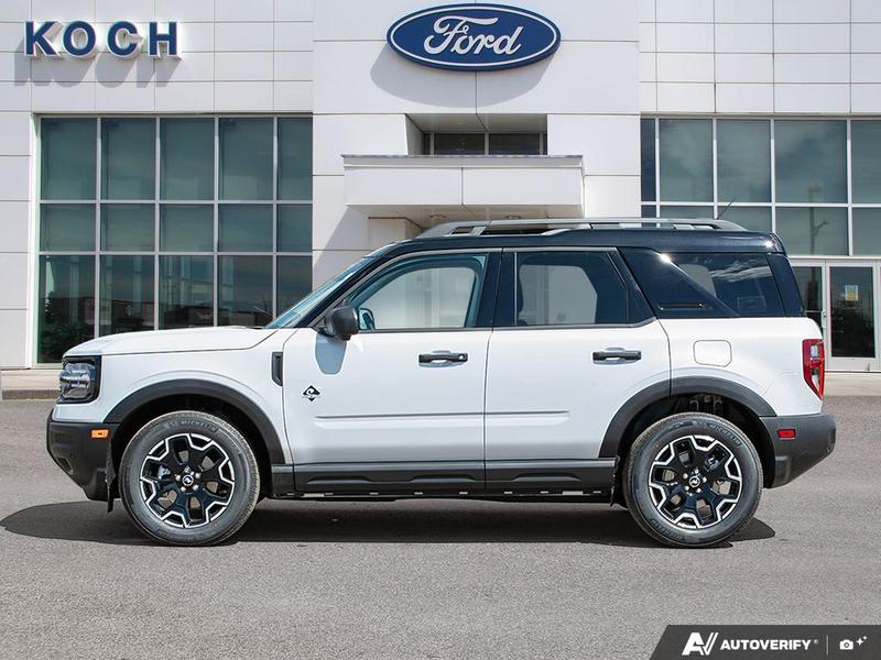 NEW 2026 Ford Bronco Sport Outer Banks - Space White Metallic Exterior / PLATINUM BLUE Interior - $44,999 - Stock #E60378 - VIN 3FMCR9CNXTRE18094 - Photo 3
