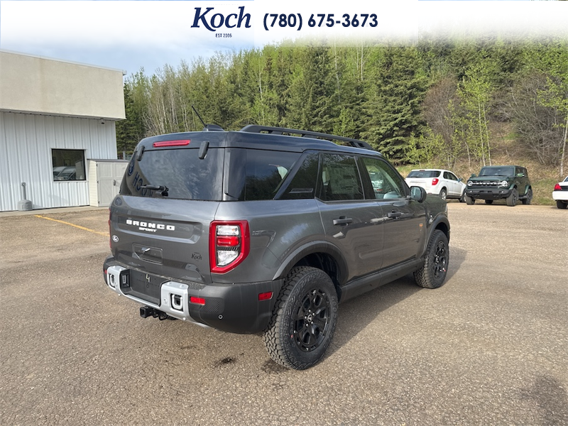 NEW 2026 Ford Bronco Sport Badlands - Carbonized Grey Metallic Exterior / DARK SPACE GREY LEATHER Interior - $56,150 - Stock #A26058 - VIN 3FMCR9DAXTRE09097 - Photo 2