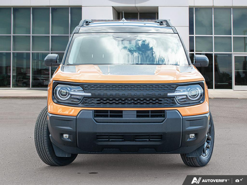 NEW 2026 Ford Bronco Sport Big Bend - Orange Fury Metallic Tri-coat Exterior / EBONY, PREMIUM TRIMMED HTD FR SPORT CONTOUR BUCKET SEATS Interior - $40,849 - Stock #E60242 - VIN 3FMCR9BN6TRE10964 - Photo 2
