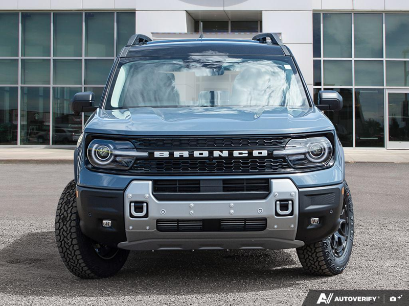 NEW 2026 Ford Bronco Sport Badlands - Azure Grey Metallic Tri-coat Exterior / DARK SPACE GREY LEATHER Interior - $52,764 - Stock #E60646 - VIN 3FMCR9DAXTRE51320 - Photo 2