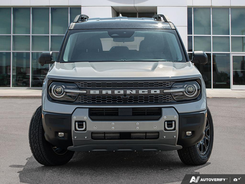 NEW 2026 Ford Bronco Sport Badlands - Space White Metallic Exterior / DARK SPACE GREY, ACTIVEX TRIMMED HTD FR SPORT CONTOUR BUCKET SEA Interior - $43,799 - Stock #E60853 - VIN 3FMCR9DA8TRE86406 - Photo 2
