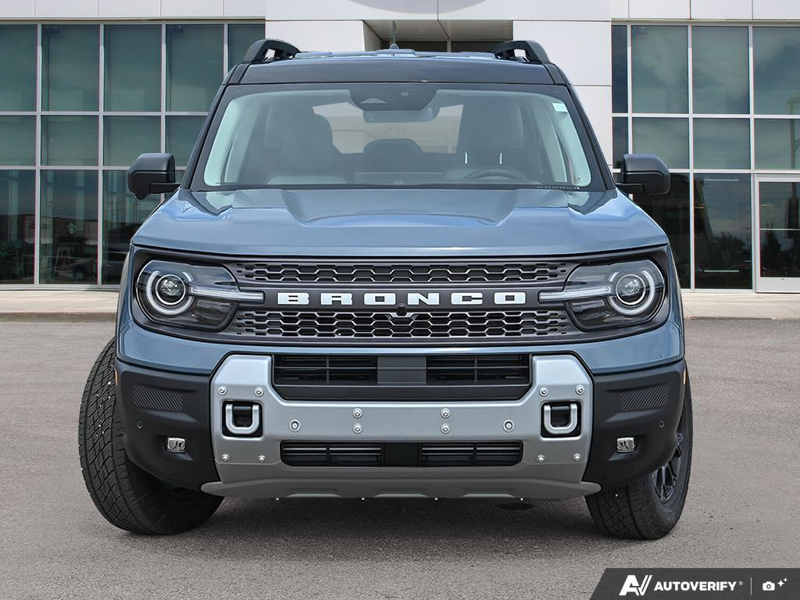 NEW 2026 Ford Bronco Sport Badlands - Azure Grey Metallic Tri-coat Exterior / DARK SPACE GREY LEATHER Interior - $47,139 - Stock #E60854 - VIN 3FMCR9DA6TRE86789 - Photo 2