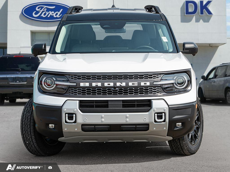 NEW 2026 Ford Bronco Sport Badlands - Oxford White Exterior / DARK SPACE GREY, ACTIVEX TRIMMED HTD FR SPORT CONTOUR BUCKET SEA Interior - $43,852 - Stock #D60695 - VIN 3FMCR9DA5TRF07065 - Photo 2