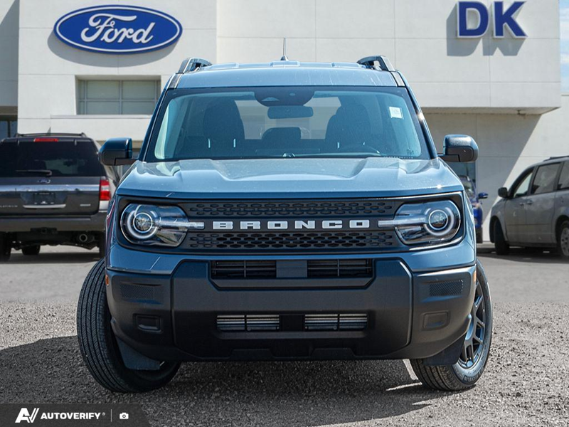 NEW 2026 Ford Bronco Sport Big Bend - Azure Grey Metallic Tri-coat Exterior / MEDIUM LT SMOKED TRUFFLE, CLOTH HEATED FRONT BUCKET SEATS Interior - $39,637 - Stock #D60734 - VIN 3FMCR9BN4TRF02266 - Photo 2