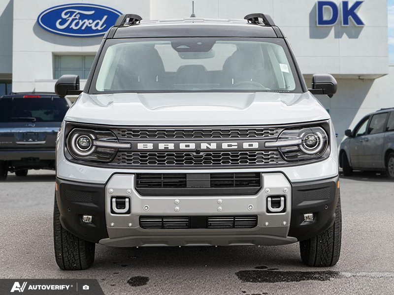 NEW 2026 Ford Bronco Sport Badlands - Space White Metallic Exterior / DARK SPACE GREY, ACTIVEX TRIMMED HTD FR SPORT CONTOUR BUCKET SEA Interior - $47,779 - Stock #D60810 - VIN 3FMCR9DA9TRF11491 - Photo 2