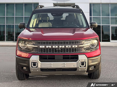 USED 2026 Ford Bronco Sport Badlands - Ruby Red Metallic Tinted Clearcoat Exterior - $49,959 - Stock #EP4825 - VIN 3FMCR9DA5TRE31427