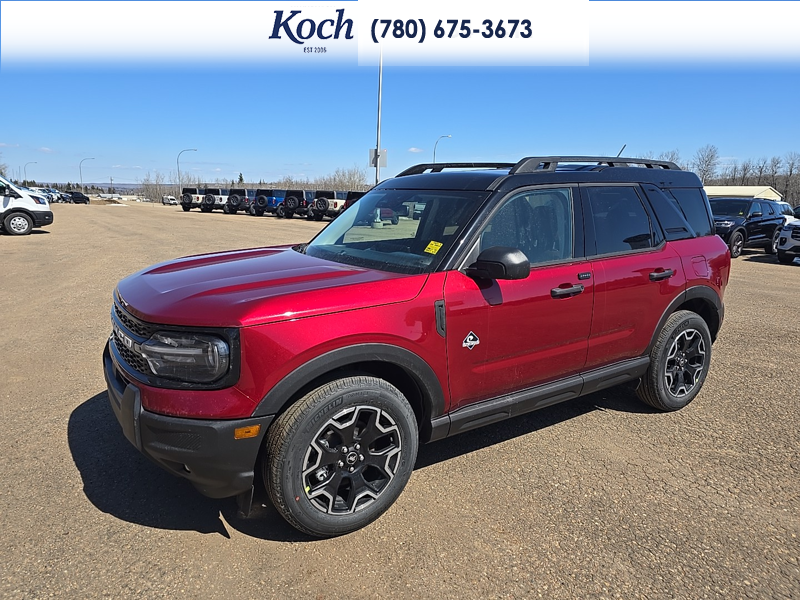 NEW 2026 Ford Bronco Sport Outer Banks - Ruby Red Tri-coat Metallic Exterior / EBONY BROWN VINYL Interior - $43,040 - Stock #A26145 - VIN 3FMCR9CN2TRE36671 - Photo 35
