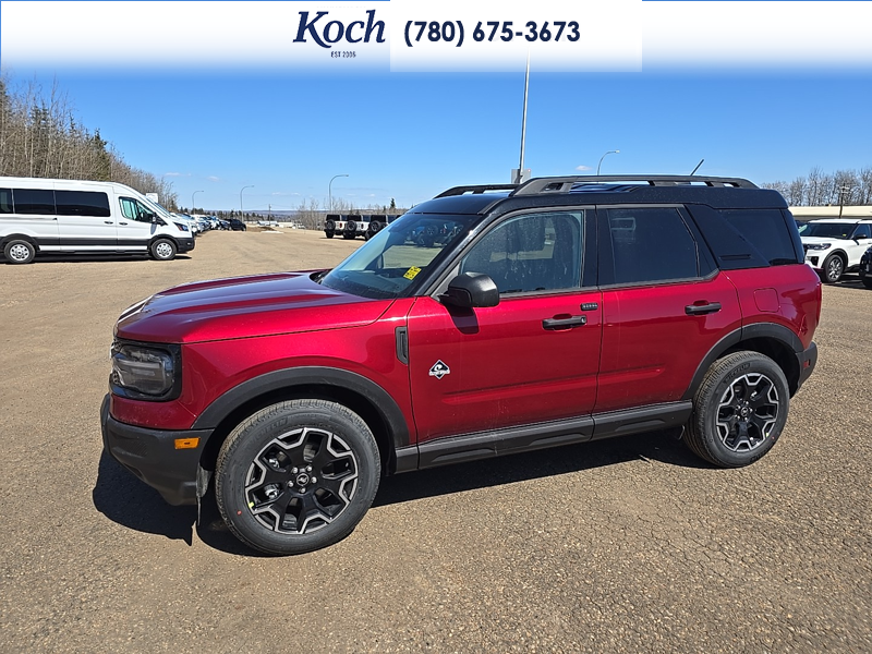 NEW 2026 Ford Bronco Sport Outer Banks - Ruby Red Tri-coat Metallic Exterior / EBONY BROWN VINYL Interior - $43,040 - Stock #A26145 - VIN 3FMCR9CN2TRE36671 - Photo 36