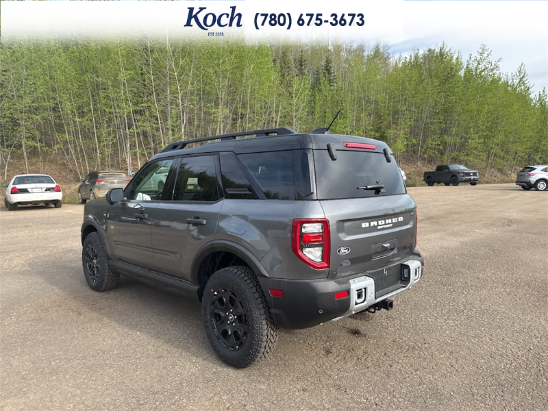 NEW 2026 Ford Bronco Sport Badlands - Carbonized Grey Metallic Exterior / DARK SPACE GREY LEATHER Interior - $56,150 - Stock #A26058 - VIN 3FMCR9DAXTRE09097 - Photo 3