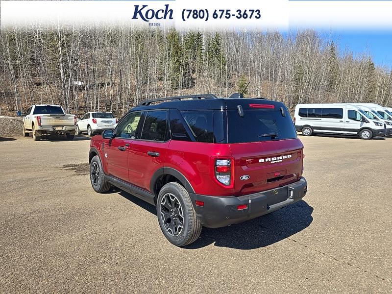 NEW 2026 Ford Bronco Sport Outer Banks - Ruby Red Tri-coat Metallic Exterior / EBONY BROWN VINYL Interior - $43,040 - Stock #A26145 - VIN 3FMCR9CN2TRE36671 - Photo 3