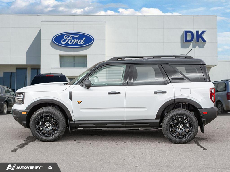 NEW 2026 Ford Bronco Sport Badlands - Space White Metallic Exterior / DARK SPACE GREY, ACTIVEX TRIMMED HTD FR SPORT CONTOUR BUCKET SEA Interior - $47,779 - Stock #D60810 - VIN 3FMCR9DA9TRF11491 - Photo 3