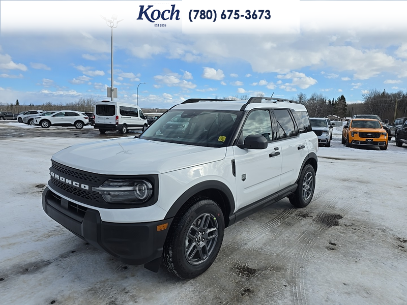NEW 2026 Ford Bronco Sport Big Bend - Oxford White Exterior / LIGHT SMOKED TRUFFLE Interior - $41,440 - Stock #A26072 - VIN 3FMCR9BN1TRE09379 - Photo 4
