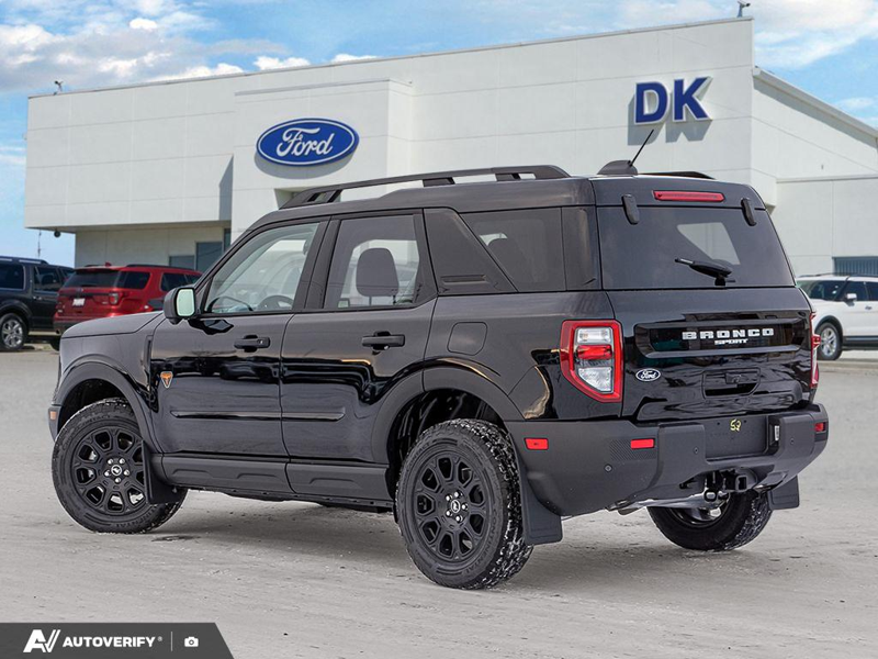 NEW 2026 Ford Bronco Sport Badlands - Shadow Black Exterior / DARK SPACE GREY LEATHER Interior - $47,518 - Stock #D60200 - VIN 3FMCR9DA7TRE10515 - Photo 4