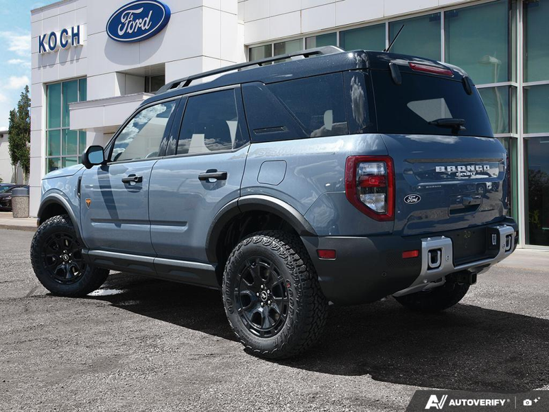 NEW 2026 Ford Bronco Sport Badlands - Azure Grey Metallic Tri-coat Exterior / DARK SPACE GREY LEATHER Interior - $55,759 - Stock #E60762 - VIN 3FMCR9DA8TRE68987 - Photo 4