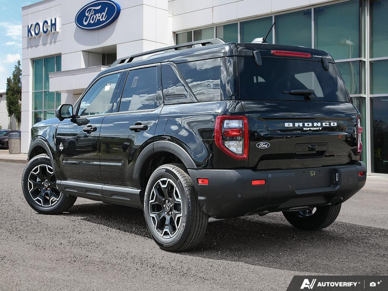 NEW 2026 Ford Bronco Sport Outer Banks - Shadow Black Exterior / EBONY BROWN VINYL Interior - $46,249 - Stock #E60800 - VIN 3FMCR9CNXTRE69532 - Photo 4