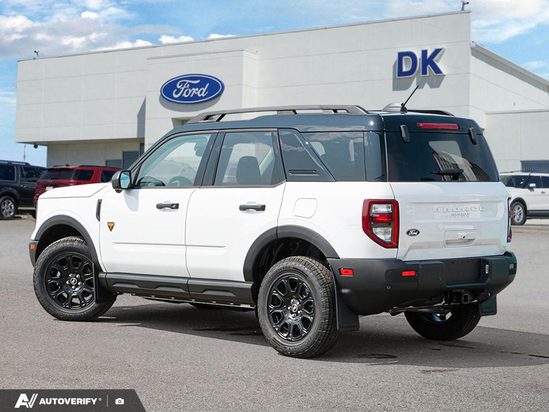 NEW 2026 Ford Bronco Sport Badlands - Oxford White Exterior / DARK SPACE GREY, ACTIVEX TRIMMED HTD FR SPORT CONTOUR BUCKET SEA Interior - $43,852 - Stock #D60695 - VIN 3FMCR9DA5TRF07065 - Photo 4