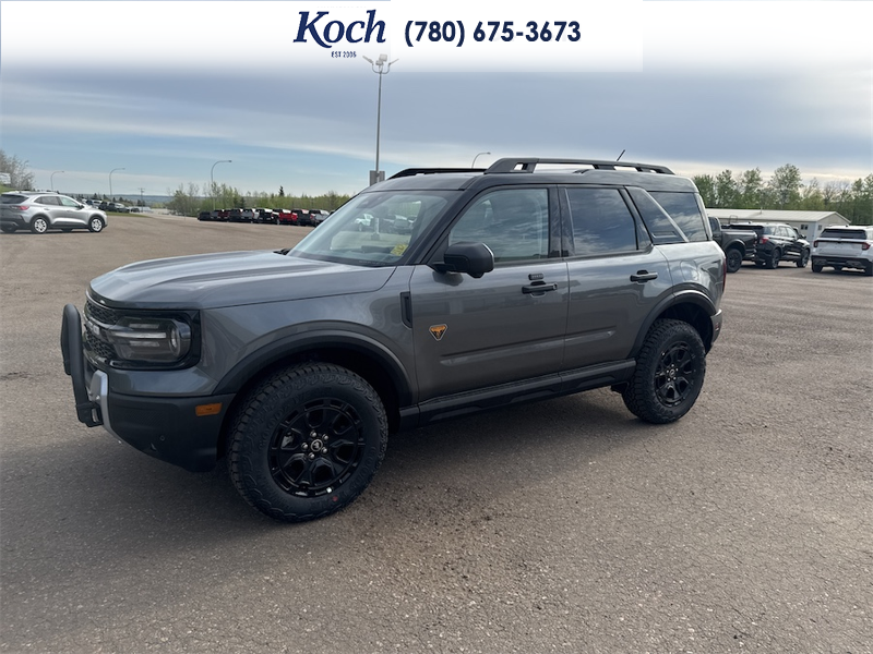NEW 2026 Ford Bronco Sport Badlands - Carbonized Grey Metallic Exterior / DARK SPACE GREY LEATHER Interior - $56,150 - Stock #A26058 - VIN 3FMCR9DAXTRE09097 - Photo 5