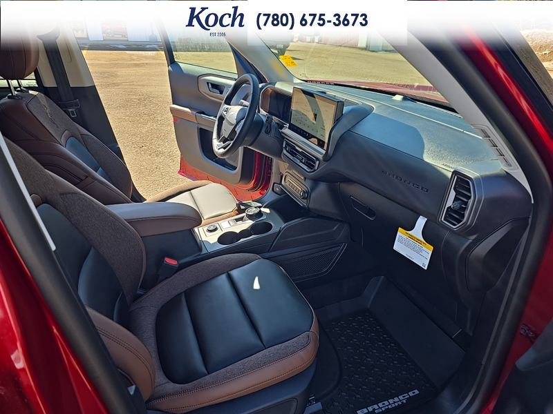 NEW 2026 Ford Bronco Sport Outer Banks - Ruby Red Tri-coat Metallic Exterior / EBONY BROWN VINYL Interior - $43,040 - Stock #A26145 - VIN 3FMCR9CN2TRE36671 - Photo 5