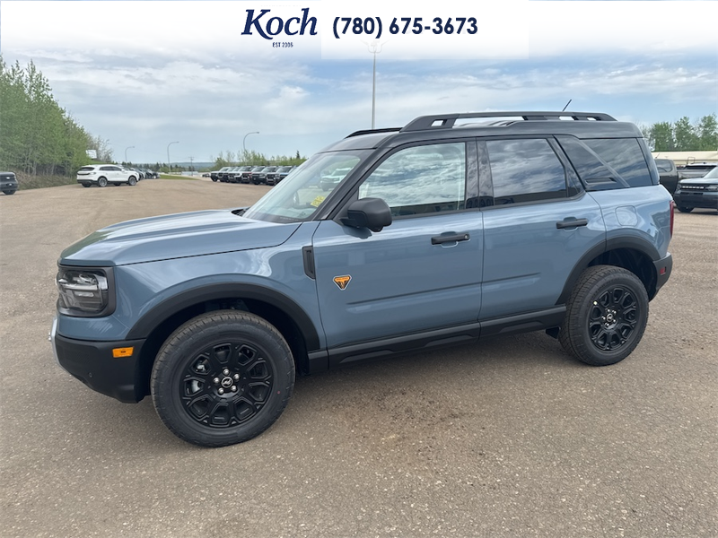 NEW 2026 Ford Bronco Sport Badlands - Azure Grey Metallic Tri-coat Exterior / DARK SPACE GREY LEATHER Interior - $48,490 - Stock #A26155 - VIN 3FMCR9DA9TRE50188 - Photo 5