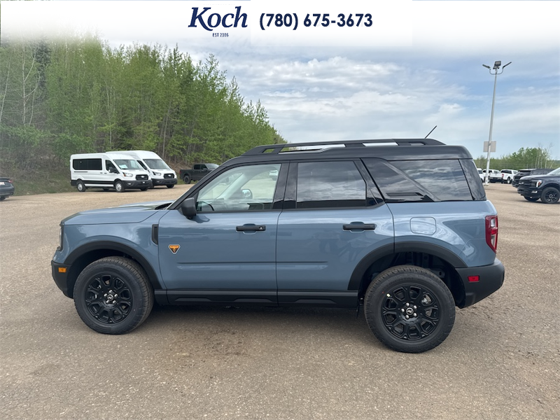 NEW 2026 Ford Bronco Sport Badlands - Azure Grey Metallic Tri-coat Exterior / DARK SPACE GREY LEATHER Interior - $48,490 - Stock #A26155 - VIN 3FMCR9DA9TRE50188 - Photo 7