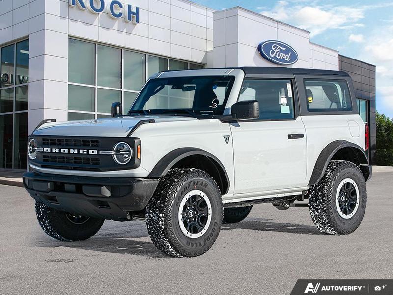 NEW 2026 Ford Bronco Base Sasquatch Manual Trans - Avalanche Exterior / BLACK CLOTH GREY Interior - $63,799 - Stock #E60239 - VIN 1FMDE6AH1TLA43559 - Photo 1