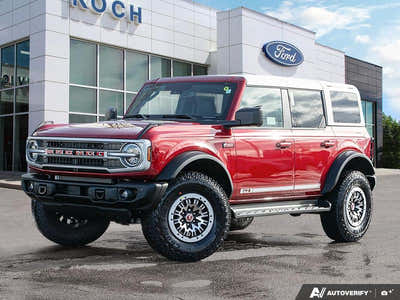 NEW 2026 Ford Bronco Outer Banks 60th Anniversary Edition - Ruby Red Tri-coat Metallic Exterior - $84,824 - Stock #E60355 - VIN 1FMEE8BP6TLA60752