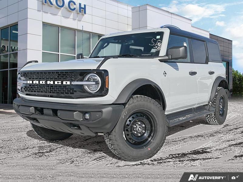 NEW 2026 Ford Bronco Outer Banks - Avalanche Exterior / BLACK ONYX LEATHER TRIM/VINYL Interior - $73,939 - Stock #E60286 - VIN 1FMEE8BP3TLA46727 - Photo 1