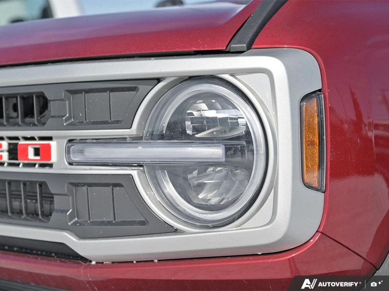 NEW 2026 Ford Bronco Outer Banks 60th Anniversary Edition - Ruby Red Tri-coat Metallic Exterior / BLACK ONYX-LEATHER/VINYL Interior - $88,774 - Stock #E60405 - VIN 1FMEE8BP0TLA54929 - Photo 10