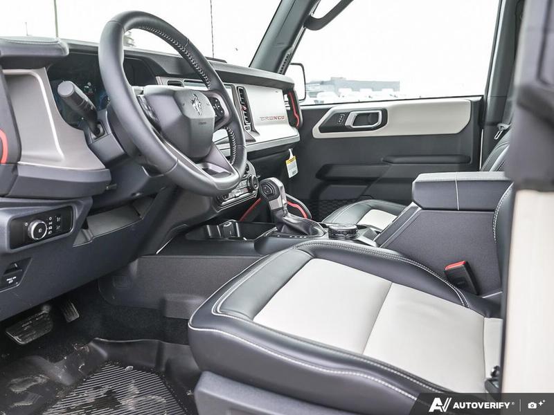 NEW 2026 Ford Bronco Outer Banks 60th Anniversary Edition - Wimbledon White Exterior / BLACK ONYX-LEATHER/VINYL Interior - $83,424 - Stock #E60477 - VIN 1FMEE8BP8TLA54032 - Photo 13