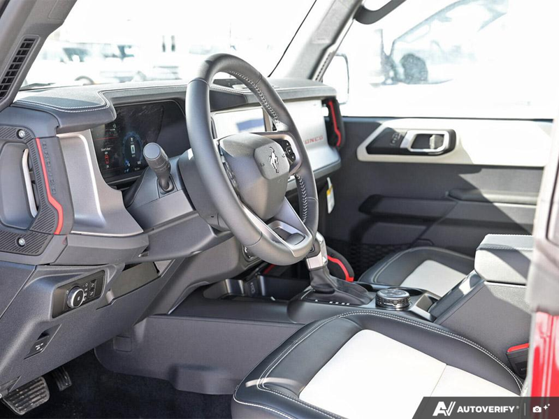 NEW 2026 Ford Bronco Outer Banks 60th Anniversary Edition - Ruby Red Tri-coat Metallic Exterior / BLACK ONYX-LEATHER/VINYL Interior - $88,774 - Stock #E60405 - VIN 1FMEE8BP0TLA54929 - Photo 13