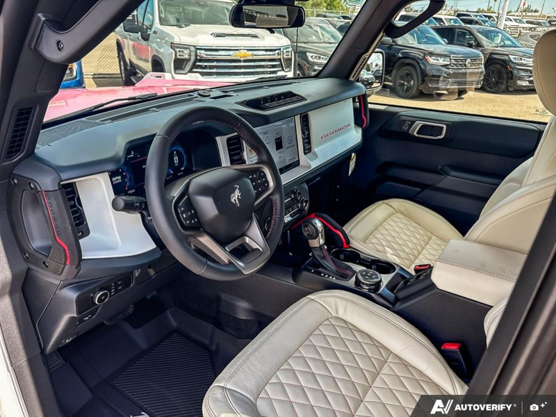 NEW 2026 Ford Bronco Heritage "Pink Pony" Edition - Oxford White Exterior / BLACK ONYX-PLAID CLOTH NAVY PIER SEATS Interior - $95,859 - Stock #E60452 - VIN 1FMEE4DP1TLA71633 - Photo 13