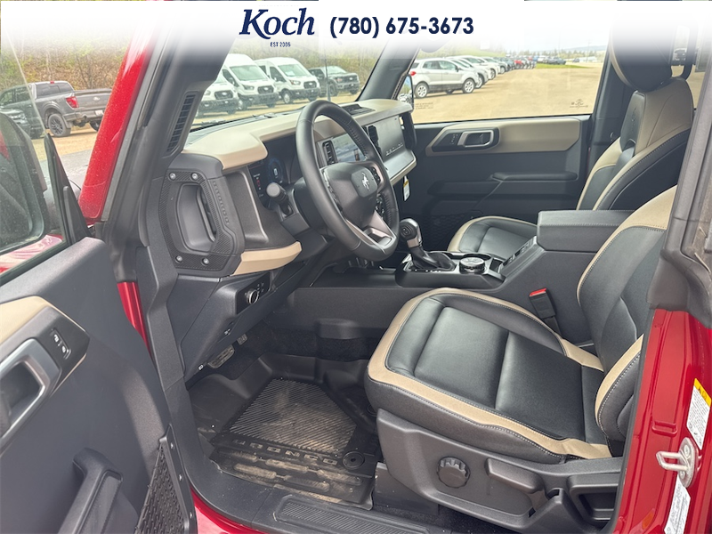 NEW 2026 Ford Bronco Big Bend - Ruby Red Tri-coat Metallic Exterior / VINYL SANDSTONE/BLACK SEATS Interior - $66,585 - Stock #A26053 - VIN 1FMDE7BH4TLA48887 - Photo 17