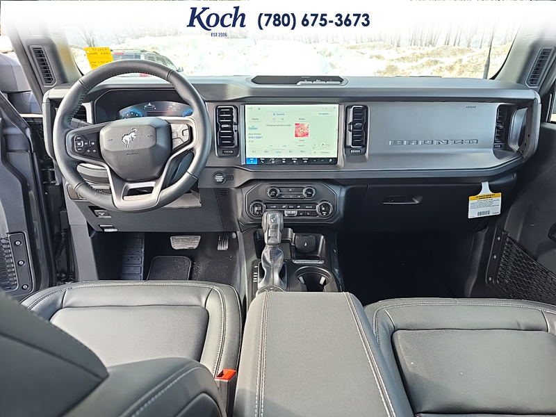 NEW 2026 Ford Bronco Big Bend - Carbonized Grey Metallic Exterior / CARMELO PLATINUM LEATHER BUCKET Interior - $57,891 - Stock #A26033 - VIN 1FMDE7BH6TLA44727 - Photo 19