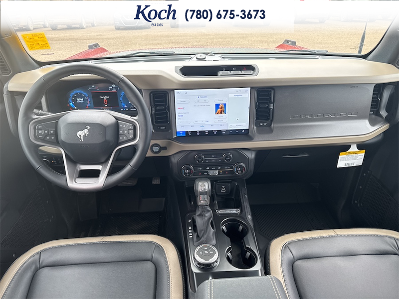 NEW 2026 Ford Bronco Big Bend - Ruby Red Tri-coat Metallic Exterior / VINYL SANDSTONE/BLACK SEATS Interior - $66,585 - Stock #A26053 - VIN 1FMDE7BH4TLA48887 - Photo 19