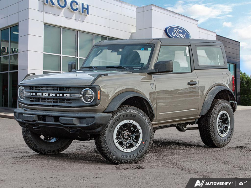 NEW 2026 Ford Bronco Base Sasquatch Manual Trans - Marsh Gray Exterior / BLACK CLOTH GREY Interior - $63,899 - Stock #E60185 - VIN 1FMDE6AH9TLA43471 - Photo 1