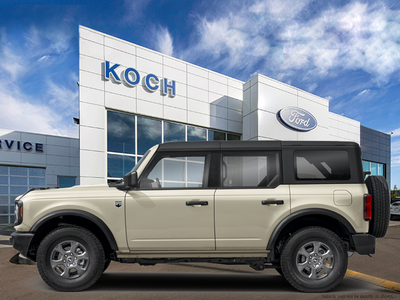 NEW 2026 Ford Bronco Big Bend - Desert Sand Exterior / GREY/BLACK CLOTH Interior - $59,364 - Stock #E60527 - VIN 1FMDE7BH8TLA78877 - Photo 1