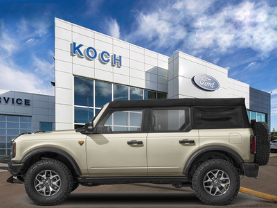 NEW 2026 Ford Bronco Badlands - Desert Sand Exterior - $95,419 - Stock #E60539 - VIN 1FMEE9BP0TLA77083